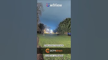 See #york Museum Gardens at night in FULL COLOUR! | #UNV #Owlvew #cctv night vision camera #shorts