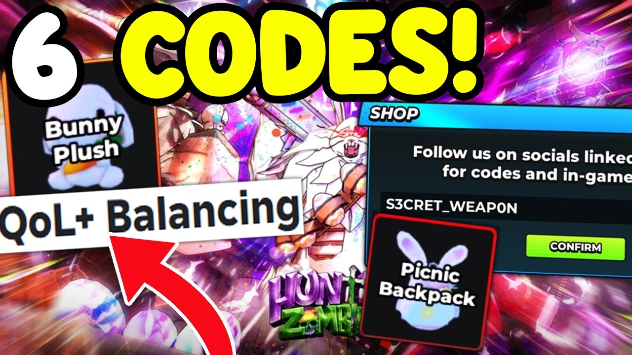 NEW CODES* ALL WORKING QOL CODES FOR HUNTY ZOMBIE In APRIL 2026