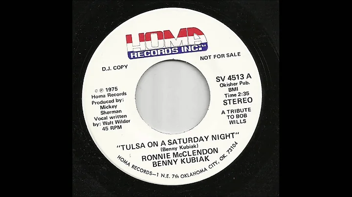 Ronnie McClendon & Benny Kubiak - Tulsa On A Satur...