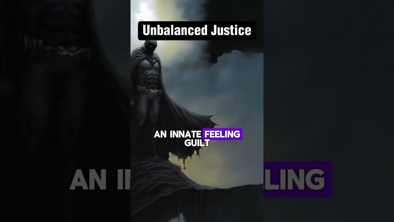 Unbalanced Justice The Irony of Guilt and Punishm