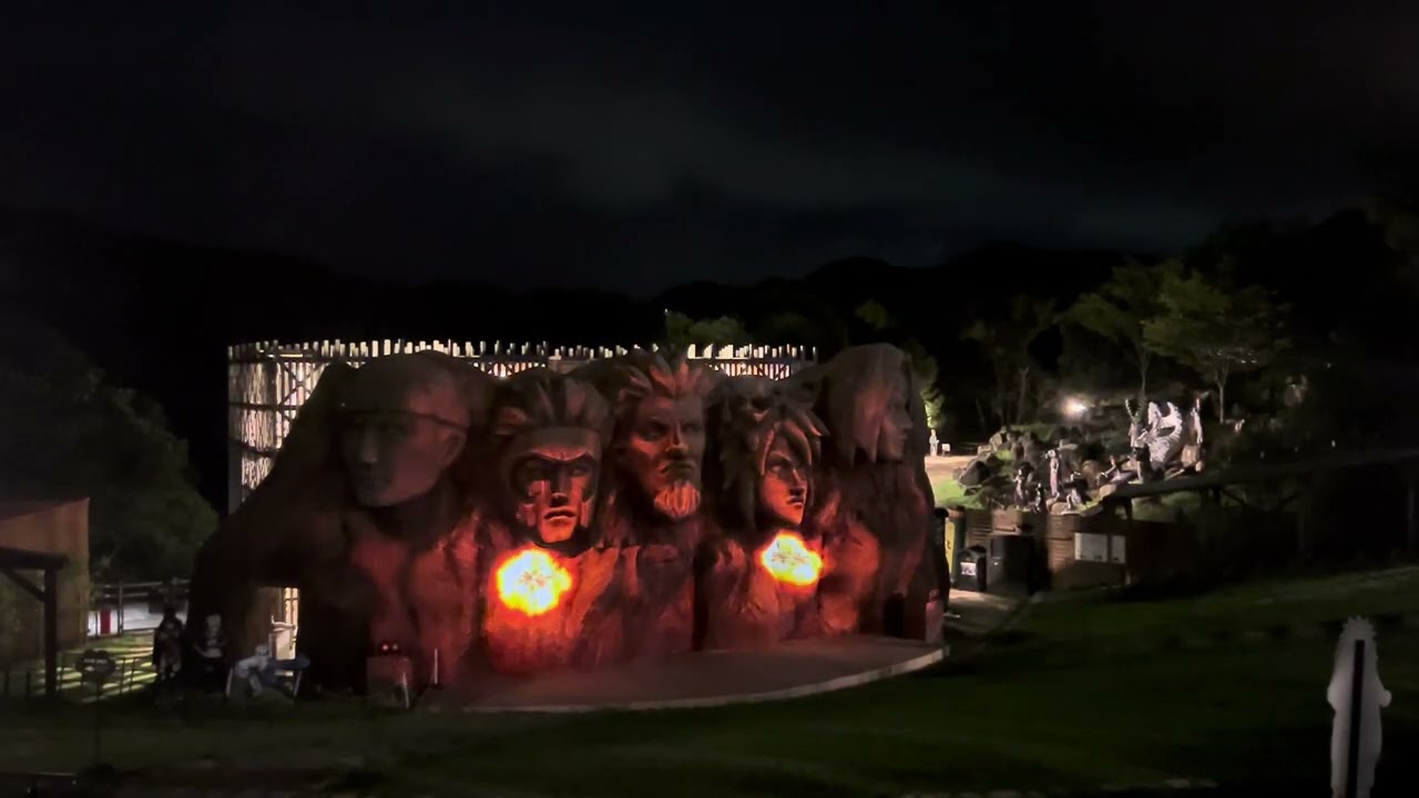 2025/9/13 日本 神戶 二次元之森 火影忍者 夜間光雕秀