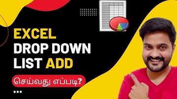 How to add Drop down list in Excel 2022 video #excel  | Tamil | Mr.Tech