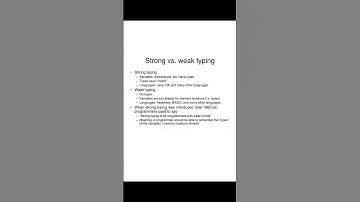 Strong vs. weak typing #shorts