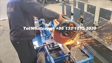Manual Cutting Rolling Shutters Strips Machine - How it works and What type of roll up door it makes