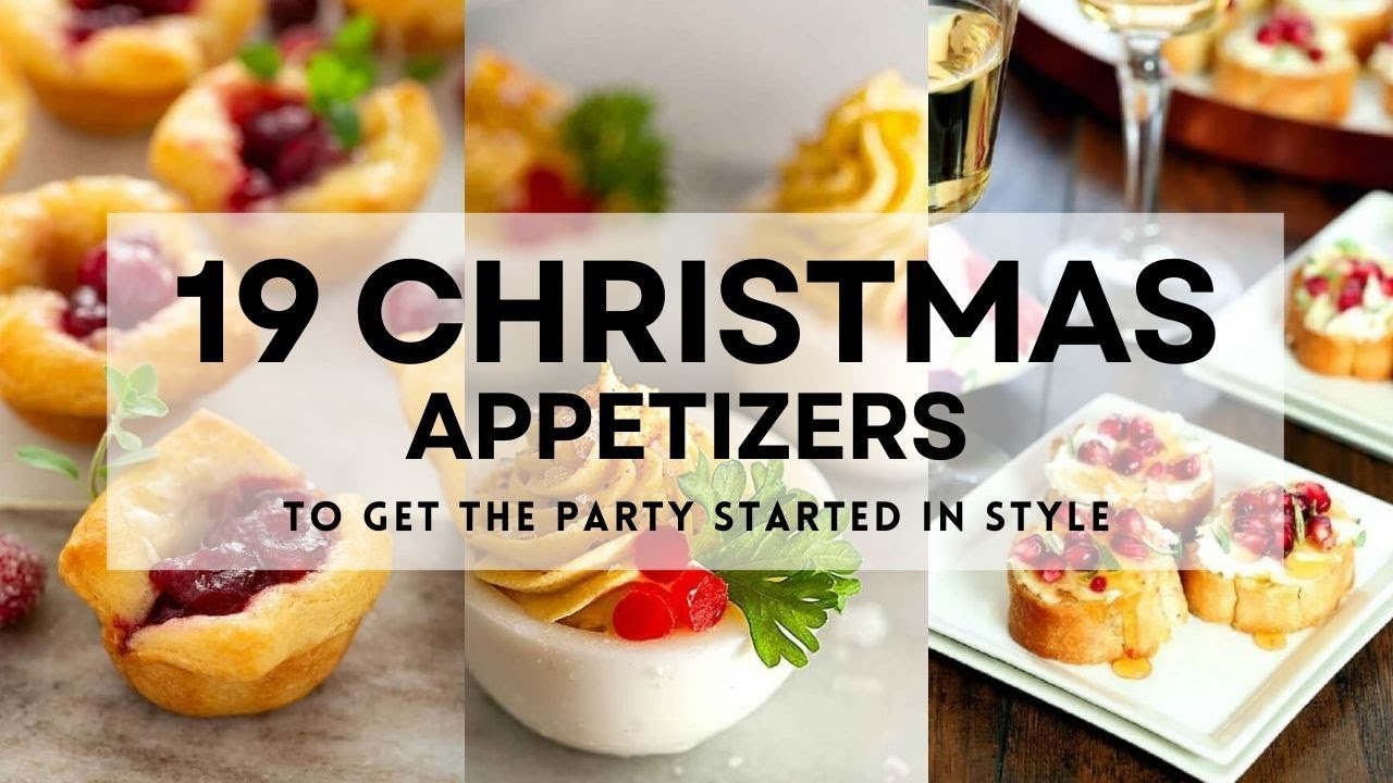 19 Traditional CHRISTMAS APPETIZERS and Finger Foods | Easy Recipe Ideas #christmas #christmas2024