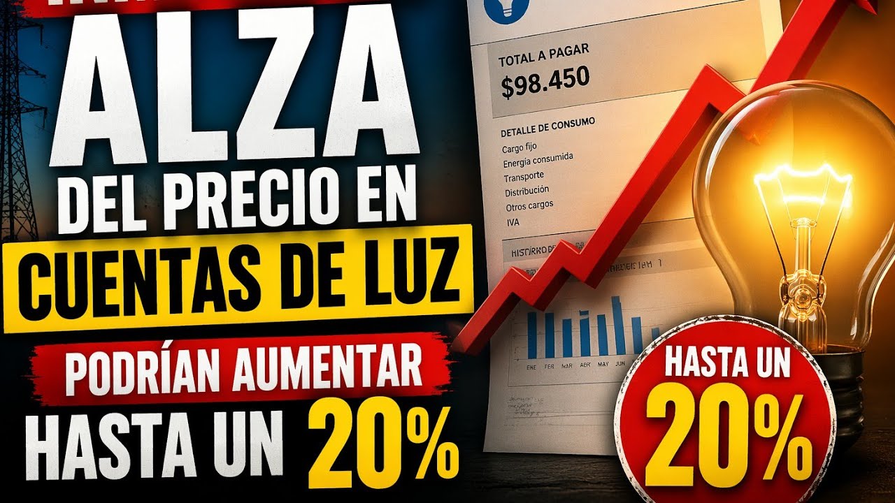 CLV en Vivo! Inminente alza del precio en cuentas de luz: Podrían ...