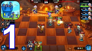 Auto Brawl Chess - Gameplay Walkthrough Part 1 Intro Tutorial (iOS,Android Gameplay) screenshot 4