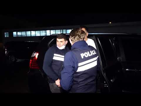 მიხეილ სააკაშვილის სასჯელაღსრულების დაწესებულებაში გადაყვანის ვიდეოკადრები