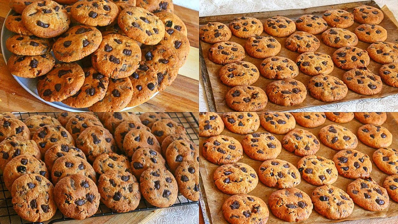 ممنوع منعا باتا تشري كوكيز من الزنقة!الذ واروع كوكيز تقرميشة ولذة ماابعدها لذة ولادك اطيروه في نهارو