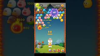 line bubble 2 卡片 收集樹葉,28球 20180905