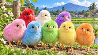 Tangkap Ayam Lucu, Ayam Pelangi, Ayam Rainbow, Hewan Unik| Ayam Warna - Warni