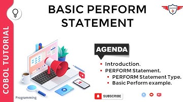 PERFORM-Verklaring in COBOL | Basis PERFORM-Verklaring in COBOL | Eenvoudige PERFORM-Verklaring.