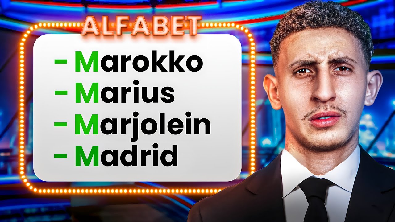 ALFABET GAME MET DE BOYS, VERLIEZER KRIJGT 🥊 🔠