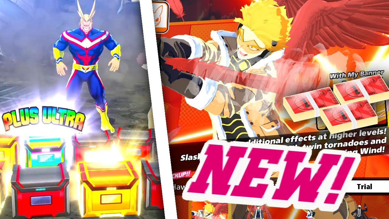 Hawks Slicing Wind Summons! My Hero Ultra Rumble Season 13 NEW Skill Set Rolls