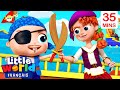 Ma baby-sitter, la pirate | Comptines pour les Tout-Petits | Little World Français