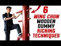 6 Wing Chun Wooden Dummy Training Kicking Techniques