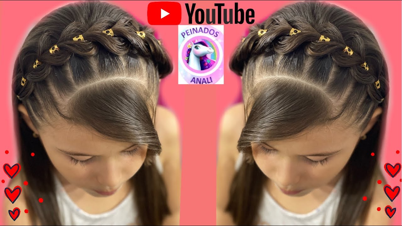 HERMOSO PEINADO EN DIADEMA CON LIGAS / #PEINADOS #BRAIDS #TRENZAS