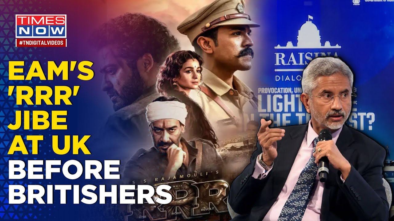 How EAM Jaishankar Took Hilarious ‘RRR’ Jibe At British Era Before ex ...