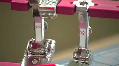 15) BERNINA presser feet -- Bulky overlock foot #12/12C