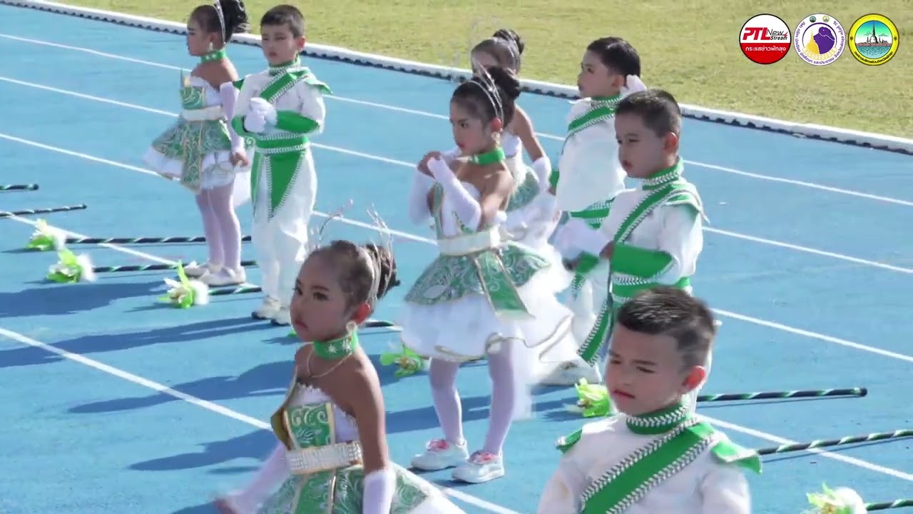 ขบวนพาเหรด นักเรียนอนุบาล งานกีฬาพัทลุง ปี 2568