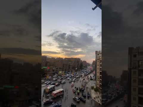 ميدان حلمية الزيتون تحت المطر