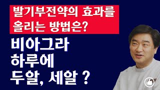 발기부전약 효과를 올리는 방법은? 비아그라 하루에 두알 세알 - 두번 세번