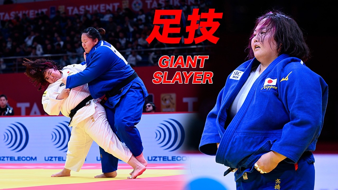 Мощное дзюдо Рури Фудзи отбрасывает своих гигантов! [2026 #GrandSlamTashkent] Рури ФУДЗИ - Ташкен...