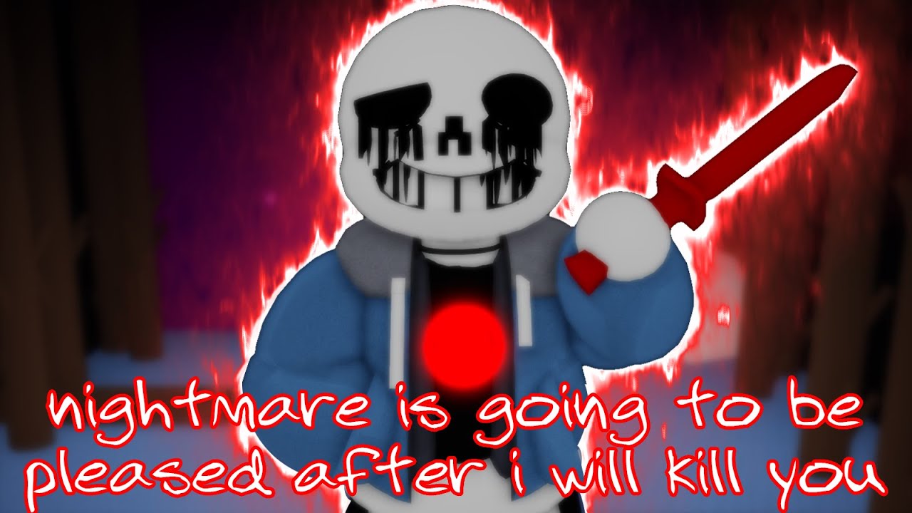 You defeat horror sans! - Roblox