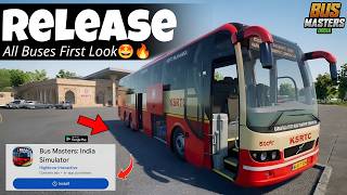 Bus Masters india Simulator All Busses List Revealed in First Release | Almost Here🔥🤩 screenshot 2