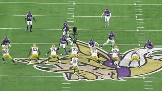 Packers dagger stick vs MIN drop 8 coverage week 17 2023