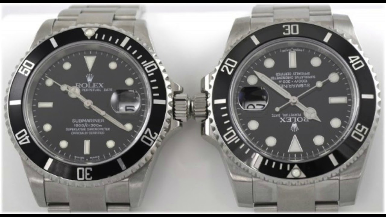 rolex submariner comparison