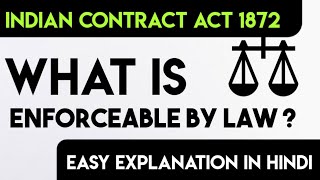 Enforceable By Law Means?