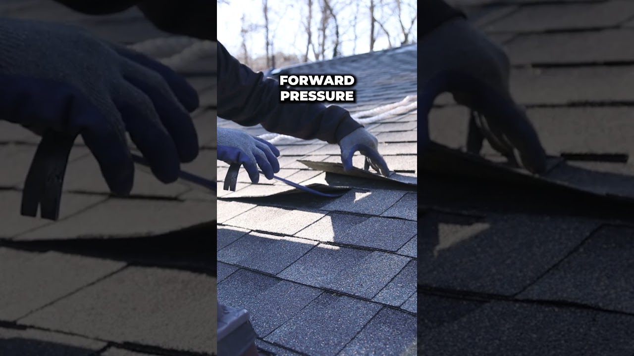 Remove a Nail from Shingles with No Damage