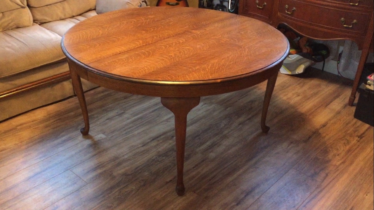 Antique dining room table restoration The Boetker Channel YouTube