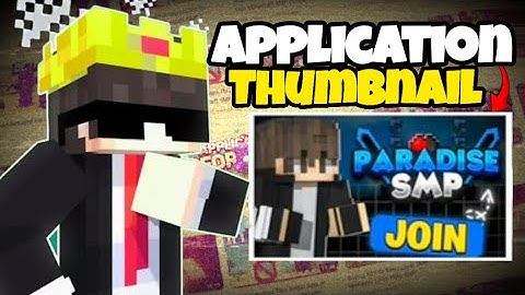 How to make application thumbnail to join any smp