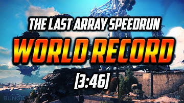 Destiny - The Last Array Speedrun WORLD RECORD! [3:46] [SRL]