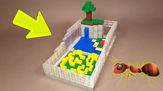 Лего Как сделать Майнкрафт Ферму для Муравьев из ЛЕГО