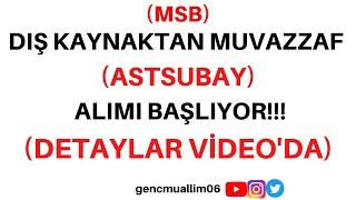 Dış Kaynaktan Muvazzaf ASTSUBAY TEMİNİ- BAŞVURU SARTLARI NELER? (SON BAŞVURU TARİHİ: 23 ARALIK 2021) Dış Kaynaktan Muvazzaf ASTSUBAY TEMİNİ- BAŞVURU SARTLARI NELER? (SON BAŞVURU TARİHİ: 23 ARALIK 2021)