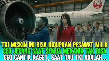 TKI YANG DIREMEHKAN‼️AWALNYA DIHINA, TAPI BERHASIL HIDUPKAN MESIN PESAWAT MILIK CEO CANTIK JEPANG