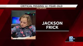 Milwaukee police search for critical missing child Jackson Frick