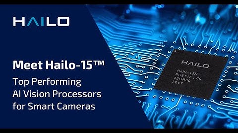 Hailo-15™ Vision Processors – Unprecedented AI Performance in a Camera Power Envelope