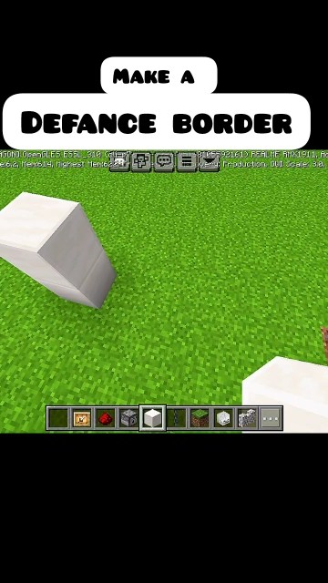 Minecraft: DEFANCE BORDER #shorts #minecraft - YouTube