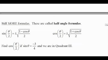 210 and 240 14 6 Double and Half Angle Formulas