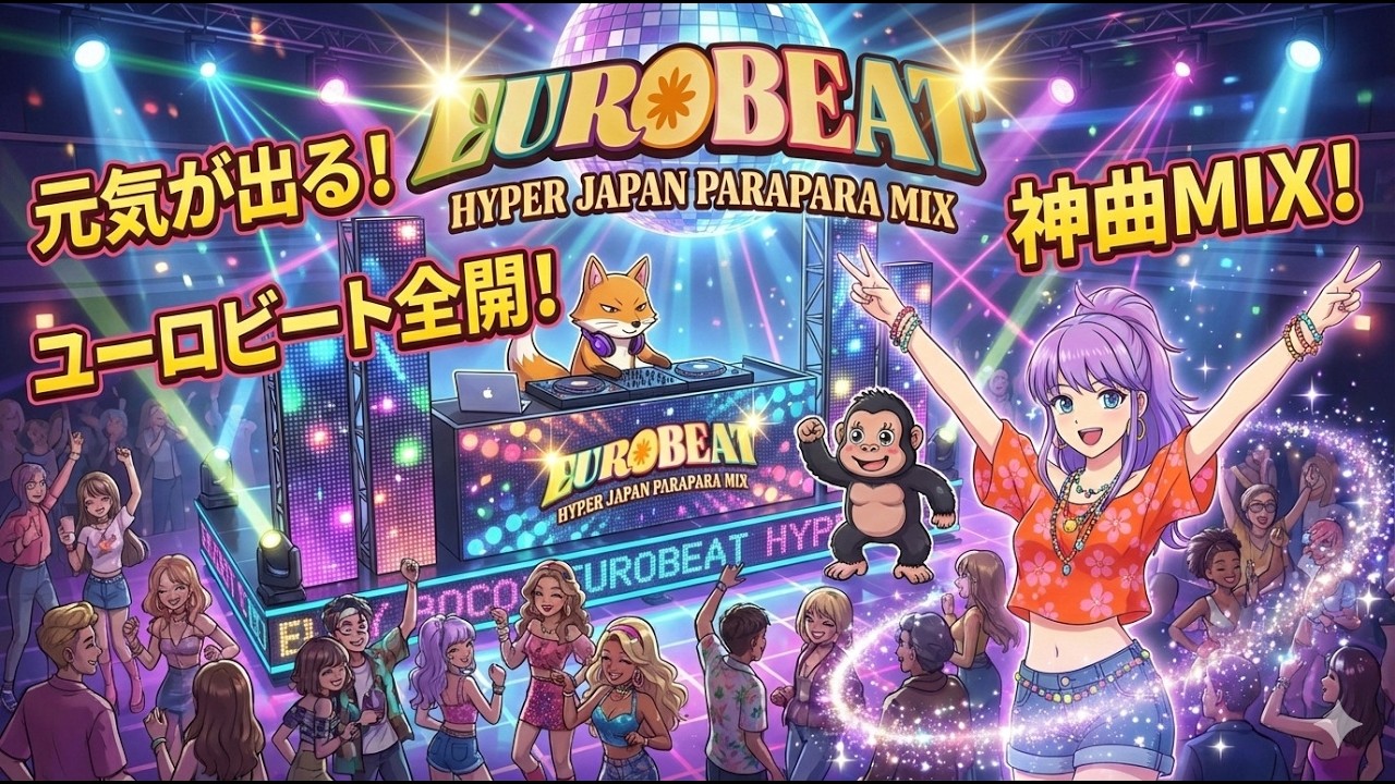 ユーロビート】EUROBEAT DJ Kenichi Hyper Japan ParaPara Mix