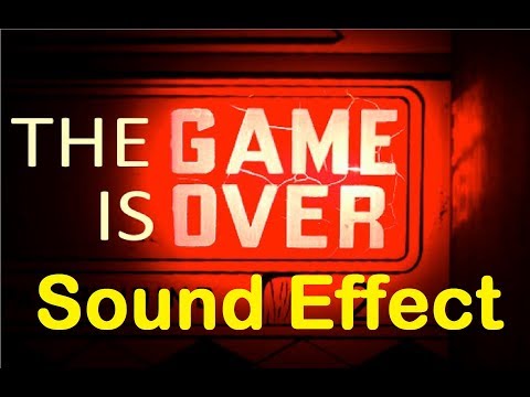 Game Over Sound Effects High Quality on Make a GIF