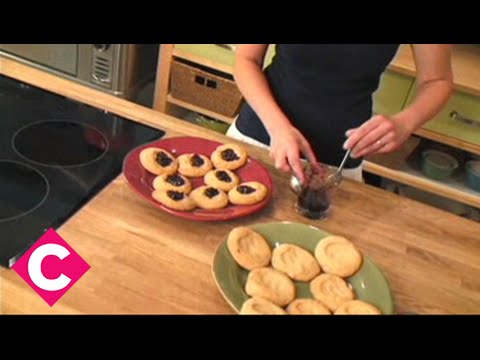 Make Anna Olsons giant peanut-butter-an...  thumbprint cookies