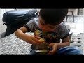 Naughty Adharv Eating GOLGAPPA || Indian Naughty Boy || Cute Baby