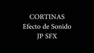 Cortinas efecto de sonido