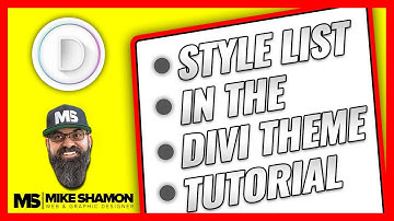 How to Style Lists in Divi Theme Tutorial Bulleted and Numbered