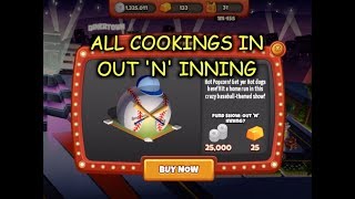 All Cookings in Out 'N' Inning (Cooking Dash 2016) screenshot 2